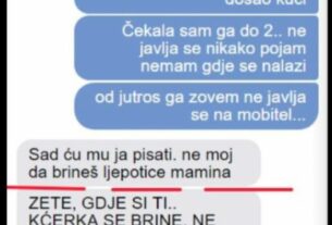 KĆERKA MI JE U SUZAMA JAVILA DA JOJ SE